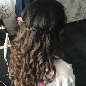 bridal hair