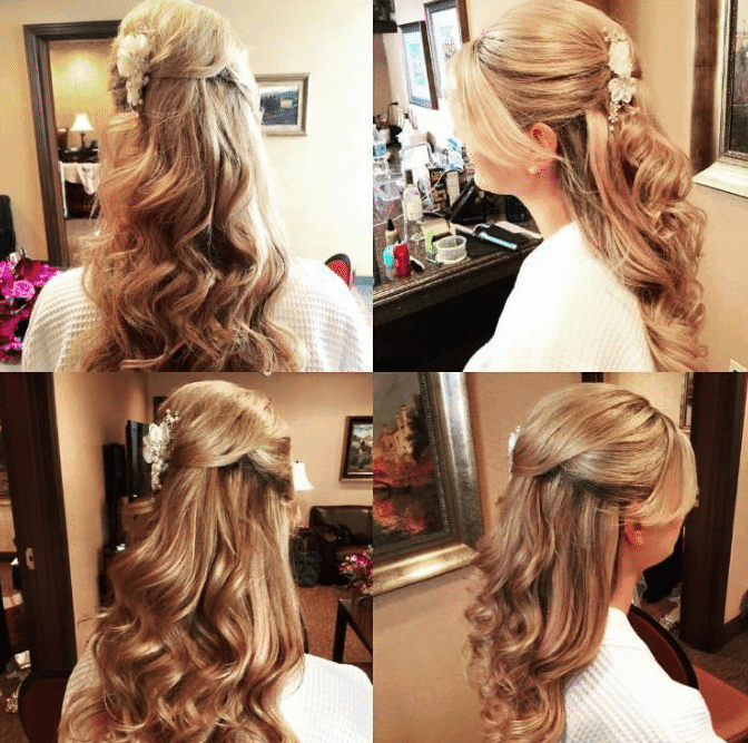 bridal hair