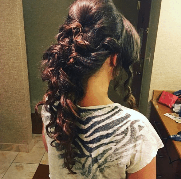 bridal hair